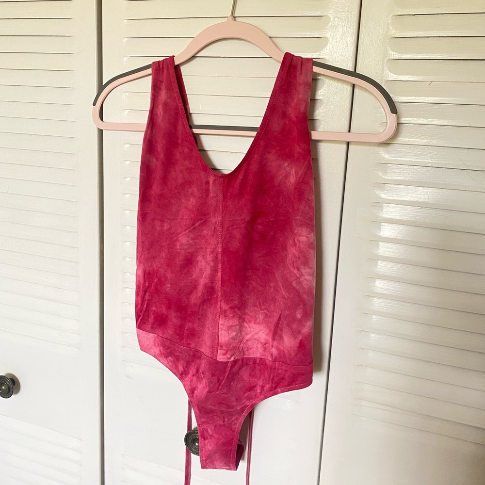 Fuchsia Pink Body Suit